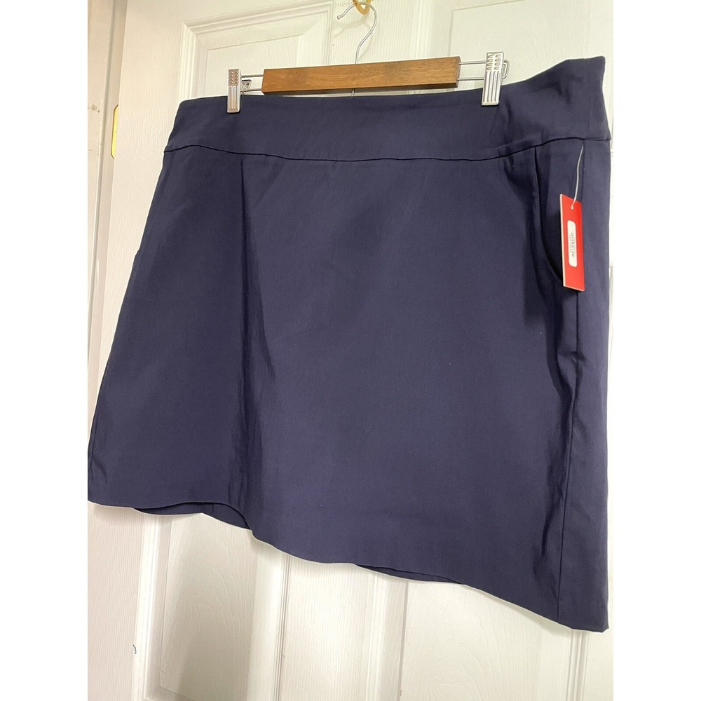 Molly & Isadora Navy Skort Size 18 NWT